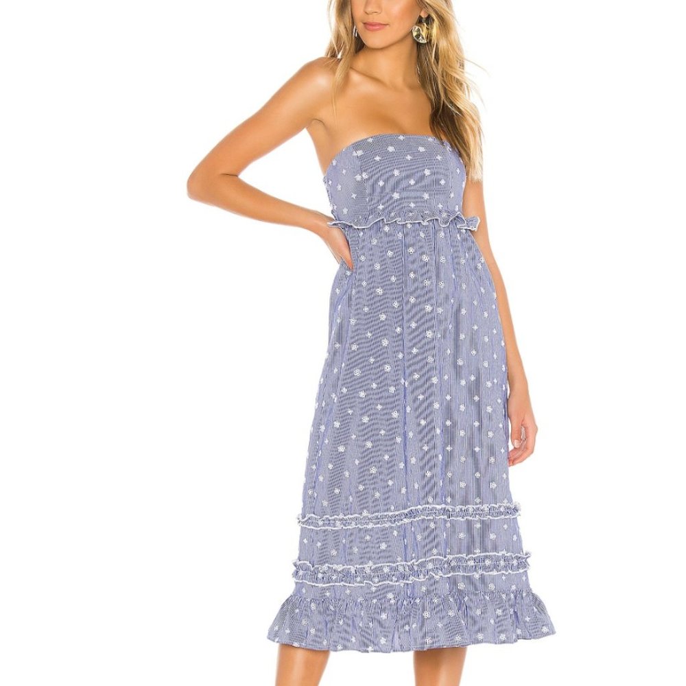 Tularosa Raven Dress - Strapless